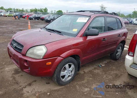 2006 Hyundai Tucson Gl из США, поврежденный, VIN KM8JM12B36U249435